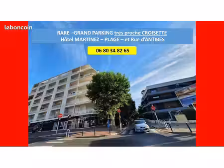 rare grand parking pour 4/4 basse californie