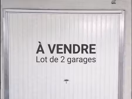vends lots de 2 garages