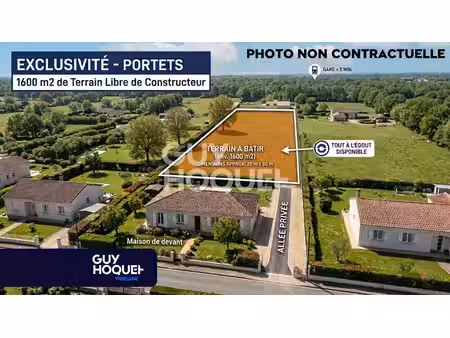 terrain au calme de 1600m2