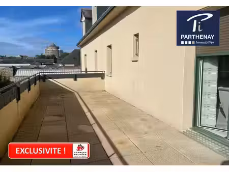 appartement montfort sur meu 3 pièce(s) 62.60 m2  avec grande terrasse de 24 m² sud