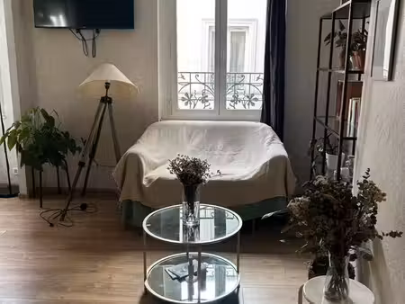 studio meublé quartier charonne 27m libre au 1 octobre 2026