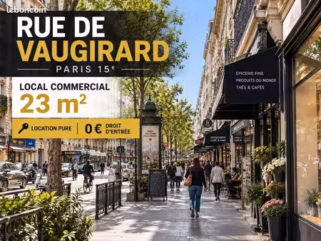 local 23 m² paris 15