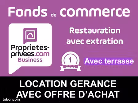 commerce restaurant 74 m²