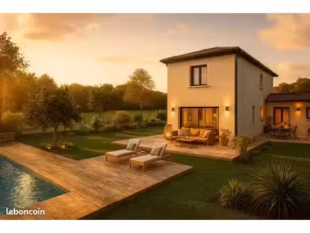 maison individuelle centre mions sur grand terrain