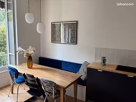 appartement meublé - 3 pièces - bord de saône