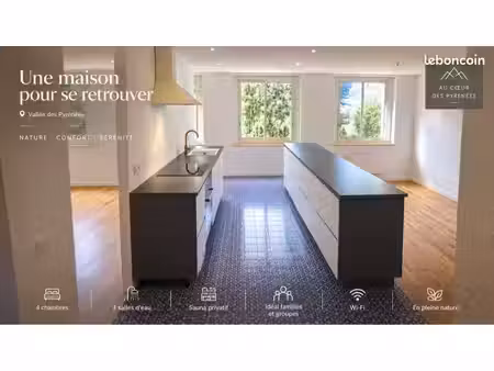un appartement aux volumes rares  entièrement rénové  au cœur des hautes-pyrénées