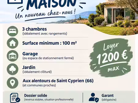 recherche maison location