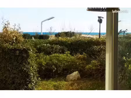 studio 28 m2 front de mer le barcares