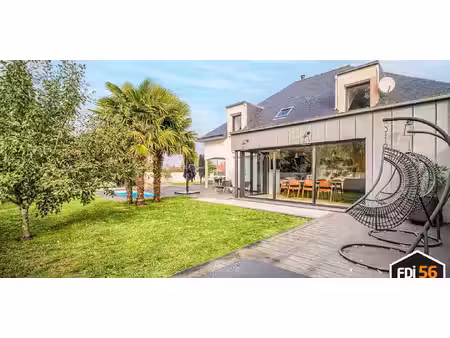 maison avec piscine et jardin languidic (56)