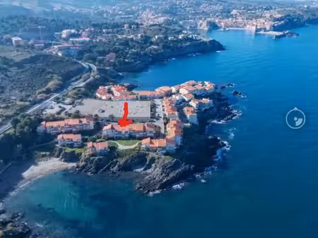 collioure particulier vend appart meuble en rdc avec terrasse sur superbe vue mer  acces d