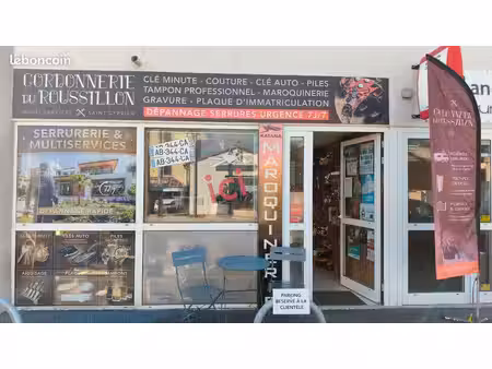 à vendre – cordonnerie serrurerie multiservices saint-cyprien