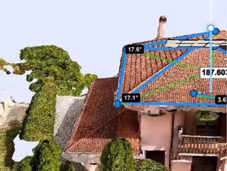 scan 3d & prise de mesures par drone toiture / btp