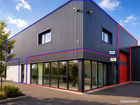 a louer  belles prestations 386m² (lots divisibles 137m²+249m²)  za de la wantzenau