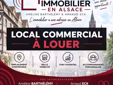local commercial 80 m² horbourg-wihr