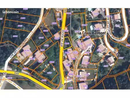 terrain constructible rare à vendre – aix-les-bains