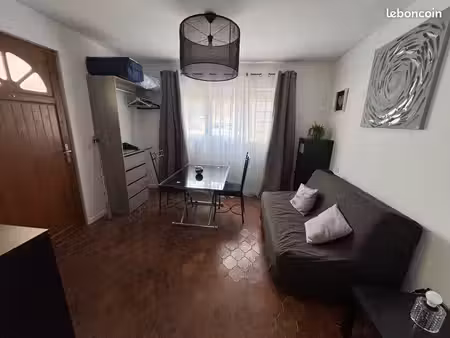 studio 19m2 meublé à louer