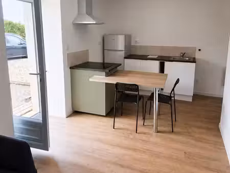 t2 meublé 31 m² avec terrasse – quartier moulin rouge la roche-sur-yon