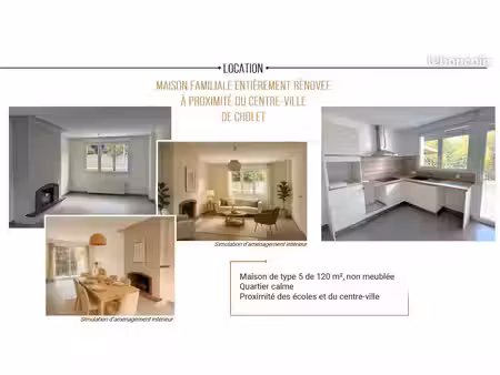 maison familiale entièrement rénovée