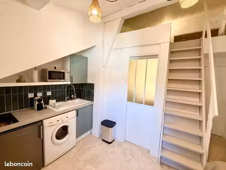 superbe studio t1 duplex mezzanine équipé meublé