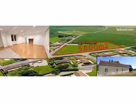 ? maison 3 pièces 70 m² avec grand terrain de 5 860 m² et dépendances 680 / mois 72260 dan