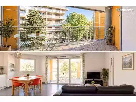 appartement t2 chambéry + garage fermé