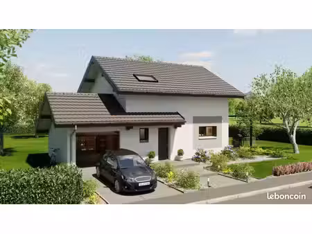 projet de construction d'une maison 102.65 m² avec terrain à pers-jussy (74)