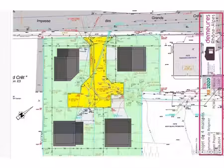 projet de construction d'une maison 100 m² avec terrain à reignier (74)