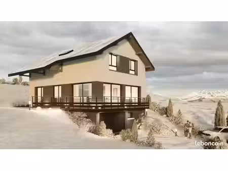 projet de construction d'une maison 110 m² avec terrain à vanzy (74)