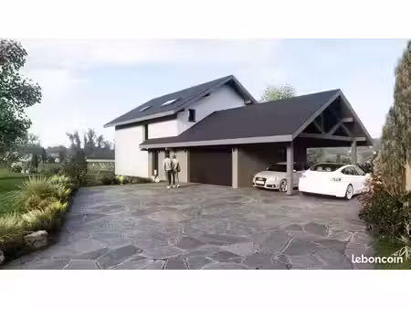 projet de construction d'une maison 110m² avec terrain à versonnex (74)