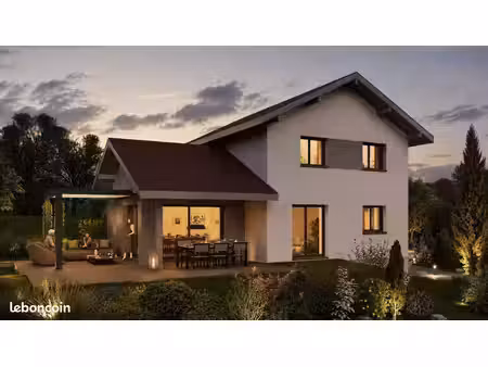 projet de construction d'une maison 109 m² avec terrain à allonzier-la-caille (74)