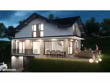 projet de construction d'une maison 140 m² avec terrain à beaumont (74)