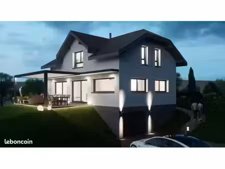 projet de construction d'une maison 135 m² avec terrain à choisy (74)