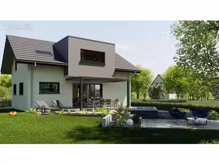 projet de construction d'une maison 108.07 m² avec terrain à cranves-sales (74)