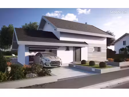 projet de construction d'une maison 109.3 m² avec terrain à gaillard (74)