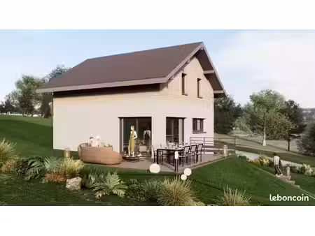 projet de construction d'une maison 102 m² avec terrain à serraval (74) calme & sur-mesure