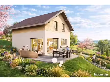 projet de construction d'une maison 102 m² avec terrain à scientrier (74)