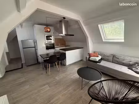 2 pièces 35m2 meublé mont saint aignan limite rouen