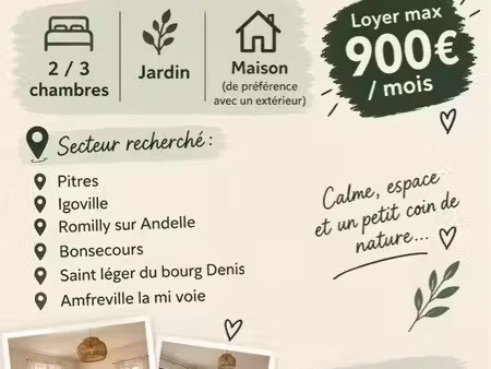 recherche maison à louer