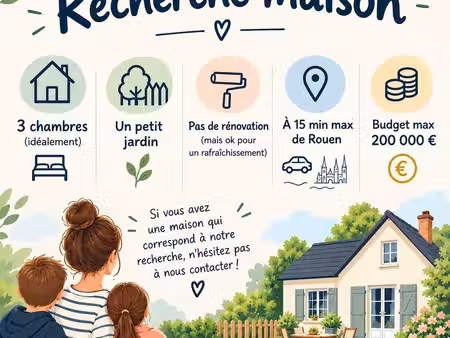 recherche maison rouen et alentours