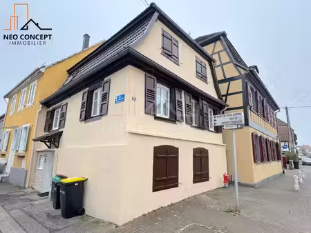 brumath – maison entièrement rénovée de 100 m² avec garage