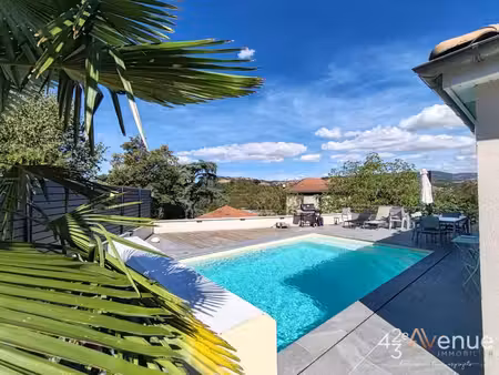 exclusivité ! maison de 116m² avec garage édifiée sur un terrain de 915m² avec piscine