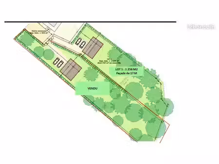 terrain 1 256 m² pommeuse