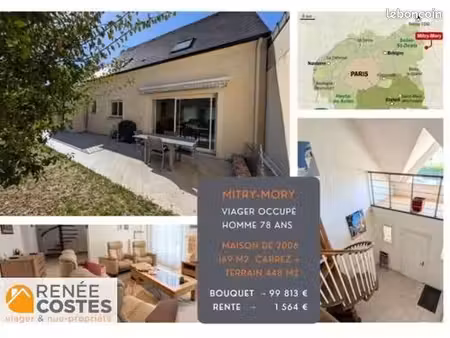 maison en viager 6 pièces 164 m²