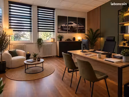 bureaux à louer secteur barentin – 45 m² – espace détente 60 m²