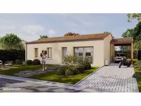 maison 93 m² avec terrain à echire