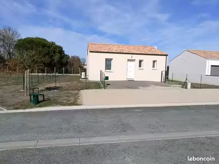 maison plain-pied 2024 60 m2 lairoux