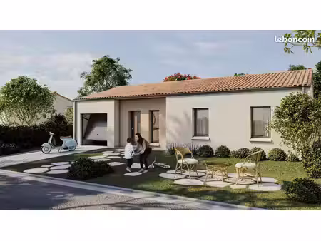 maison 89.21 m² avec terrain à prahecq