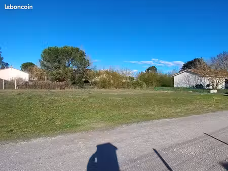 terrain à blan