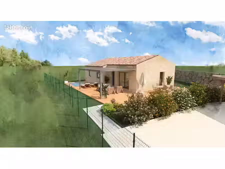lauris terrain 940 m² permis 91m² accepté et purgé étude de sol g2