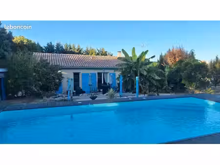 maison 4 chambres terrain piscine